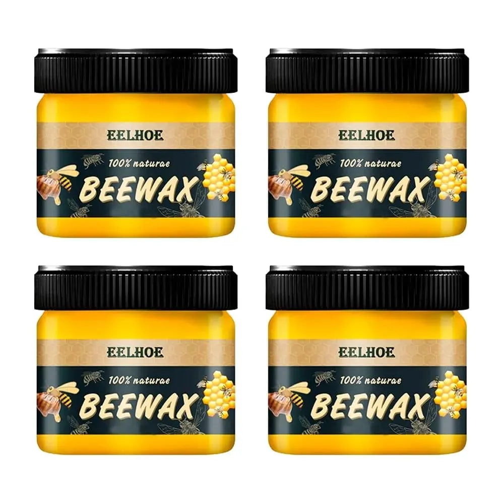 Kit 4 BeeWax - Cera de Abelha Que Restaura Móveis de Madeira e Polimento