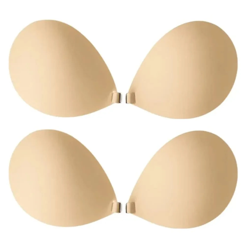 Kit 2 Sutiã Adesivo Invisível - Efeito Silicone, Confortável e de Sustentação