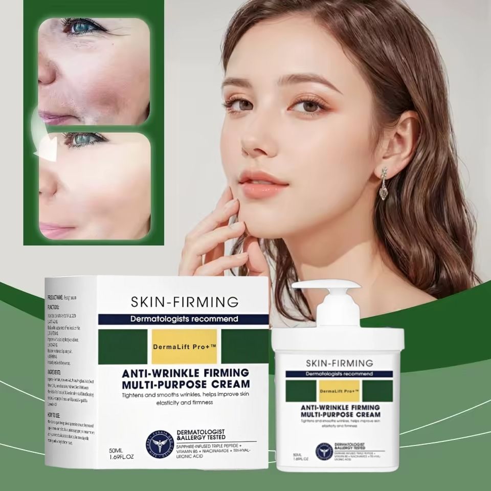 Kit 3 DermaLift Pro+ – Creme Firmador com Ação Antirrugas e Anti-Flacidez