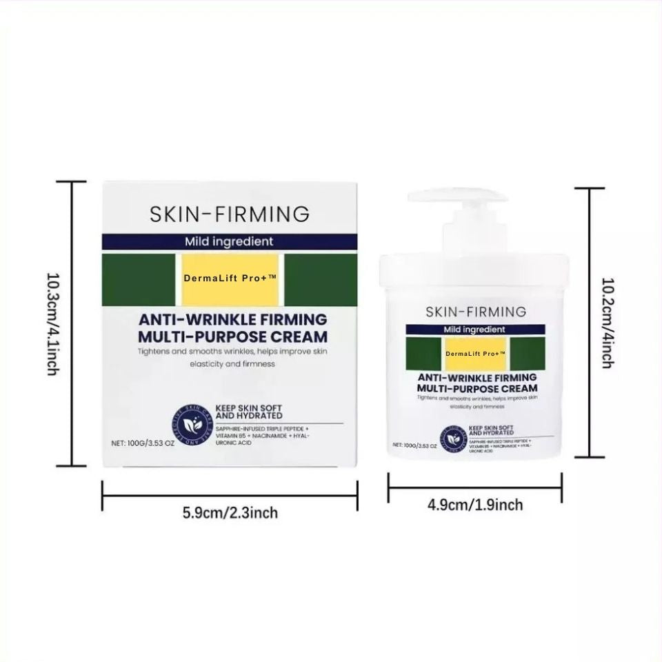 Kit 3 DermaLift Pro+ – Creme Firmador com Ação Antirrugas e Anti-Flacidez
