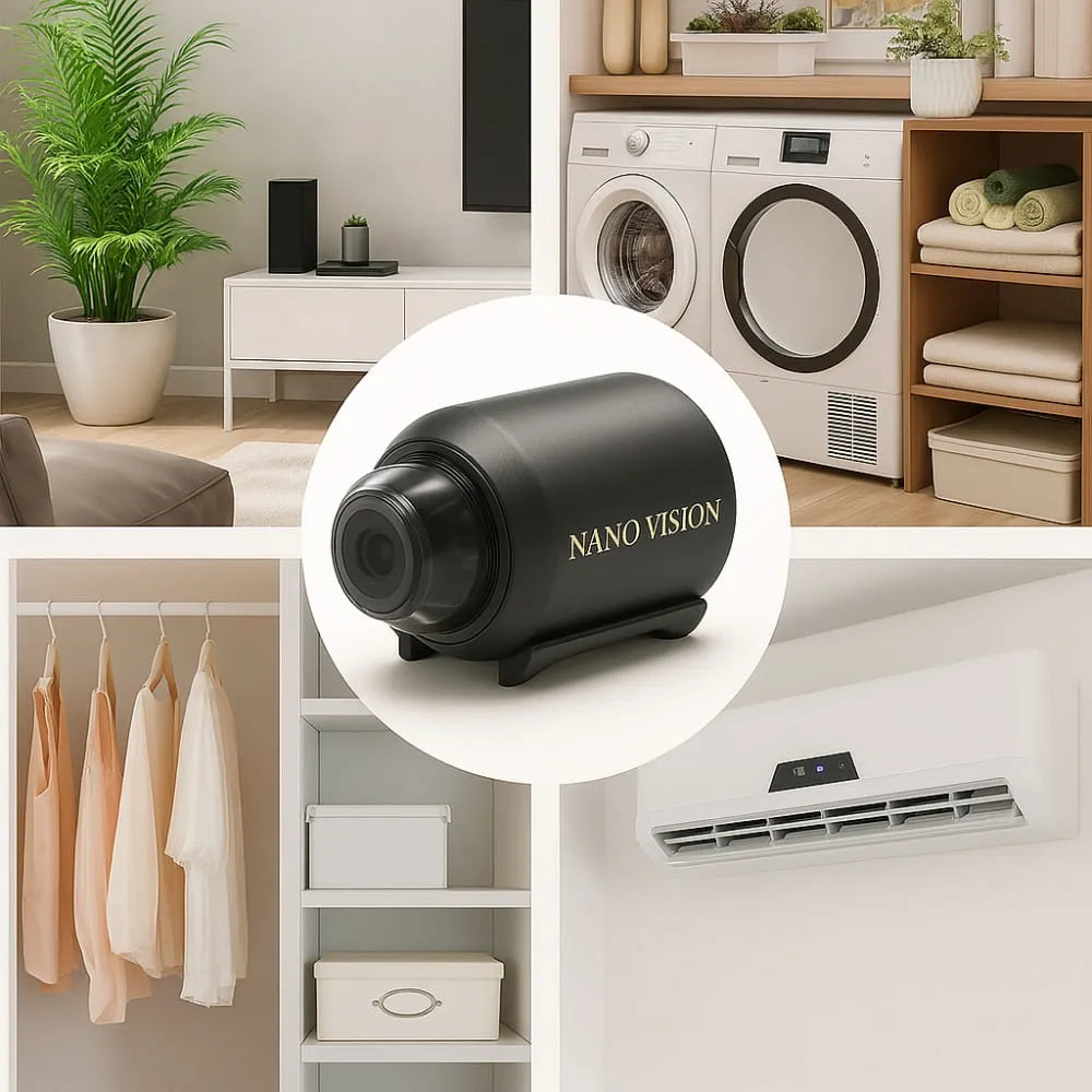 Kit 3 Nano Vision - Mini Câmera de Segurança (Ultra HD 4K)