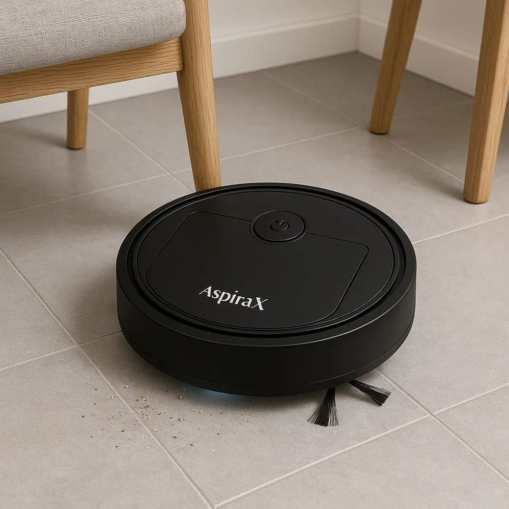 Robô Aspirador de Pó AspiraX 3 em 1 Bivolt - Varre, Aspira e Passa Pano