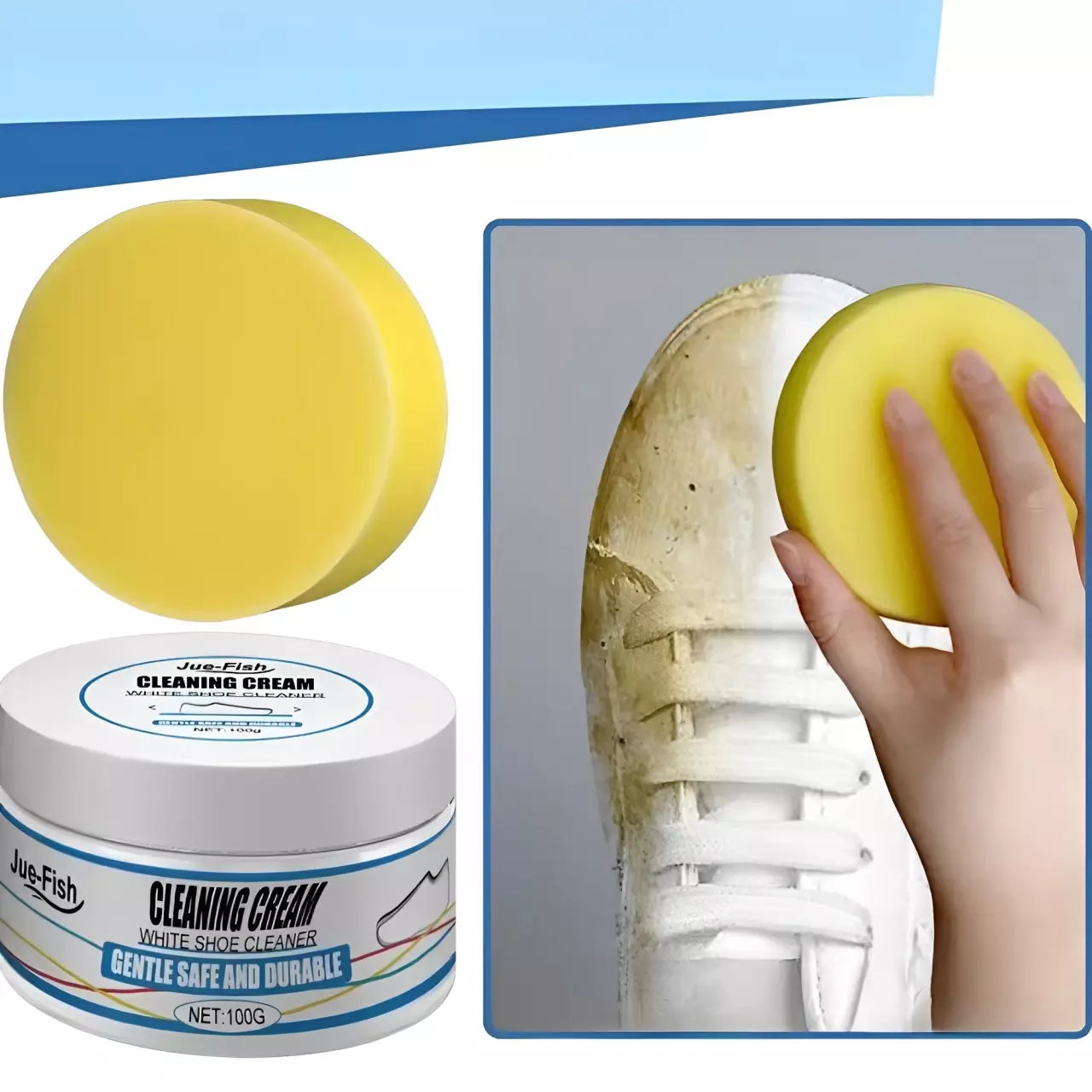 Kit 2 Limpa Tênis Branco - Removedor De Sujeira e Amarelado