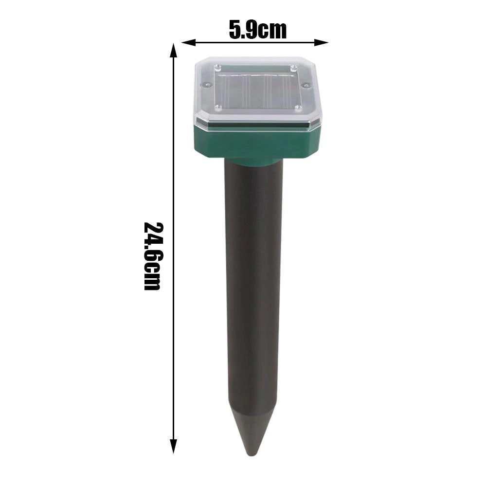 Kit 2 Repelente Solar Ultrassônico Afasta Pragas – Proteção 24h e Ambiente Livre de Insetos