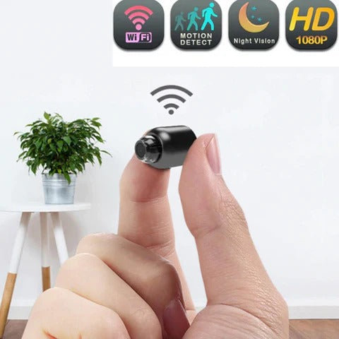 Kit 2 MicroCam Pro 4K – Mini Câmera de Segurança Ultra Discreta