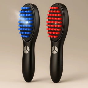 Escova de Cabelo Elétrica Para Terapia Capilar 4 em 1 - Evita Quedas de Cabelo