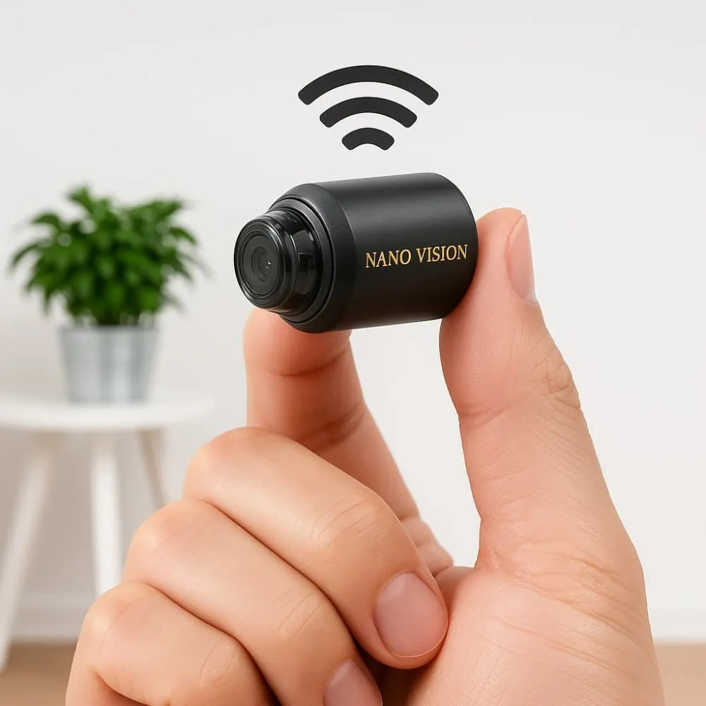 Kit 3 Nano Vision - Mini Câmera de Segurança (Ultra HD 4K)
