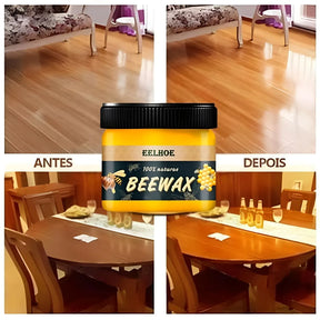 Kit 4 BeeWax - Cera de Abelha Que Restaura Móveis de Madeira e Polimento