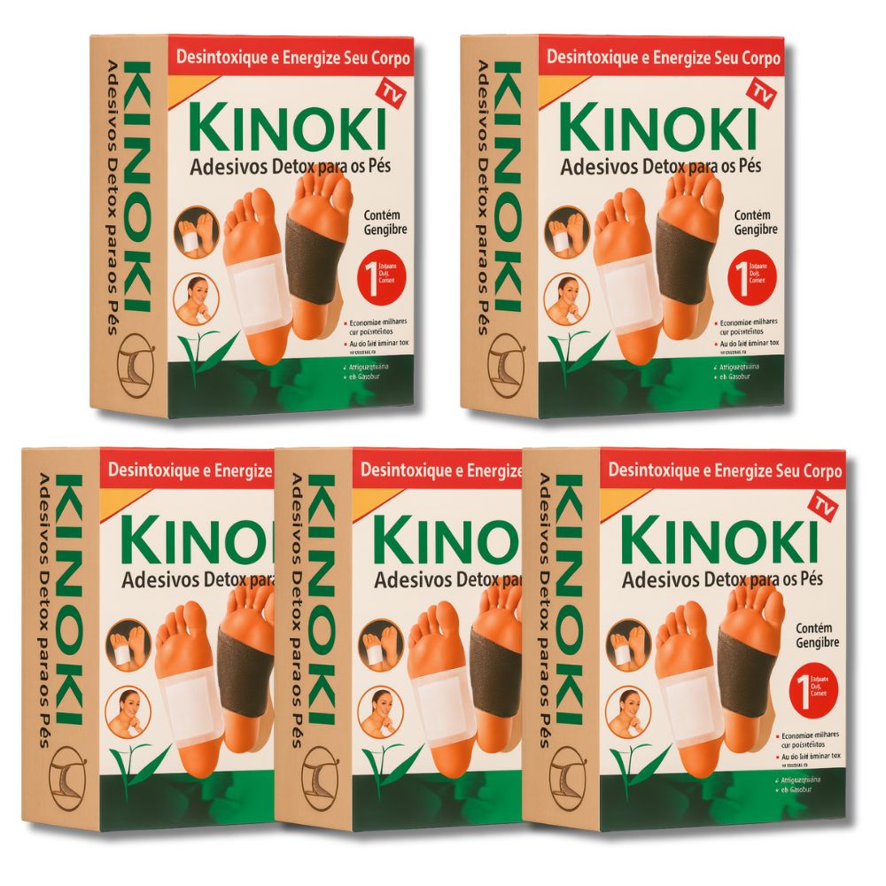 Pack 50 Adesivos Detox Kinoki  - Alívio Profundo e Vitalidade Imediata