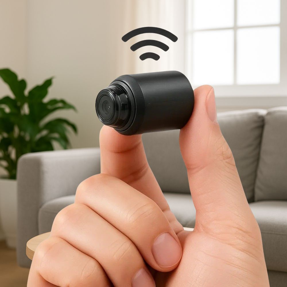 Kit 2 MicroCam Pro 4K – Mini Câmera de Segurança Ultra Discreta