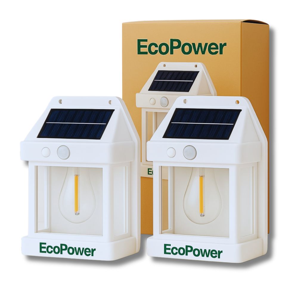Kit 2 Refletor Solar EcoPower – Iluminação Inteligente e Econômica