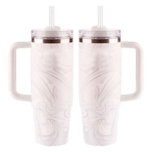 Kit 2 Copo Quencher com Tampa, Canudo e Alça Resistente
