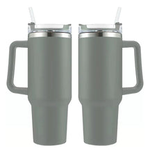 Kit 2 Copo Quencher com Tampa, Canudo e Alça Resistente