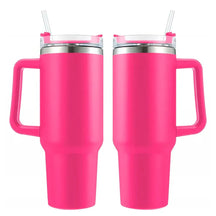 Kit 2 Copo Quencher com Tampa, Canudo e Alça Resistente
