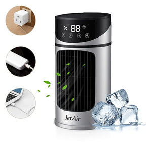 JetAir Turbo - Ar Condicionado Portátil Bivolt 4 em 1 - Refrigerador de Ar Silencioso
