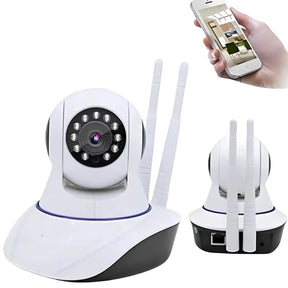 Kit 2 Câmera de Segurança Wifi 360 - Câmera Externa e Interna